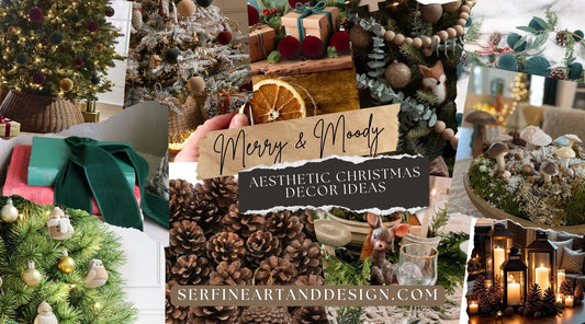 Merry & Moody: Cottagecore and Dark Academia Holiday Decor Ideas