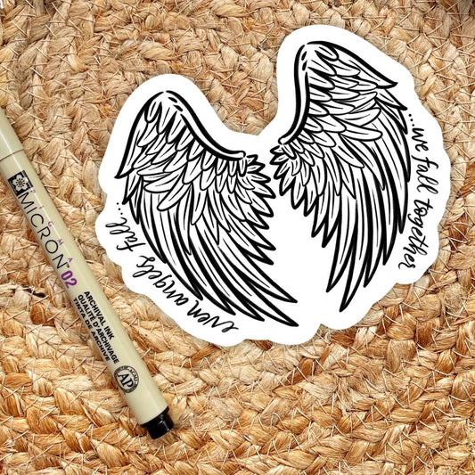 Ruthless Boys of The Zodiac Sticker | Even Angels Fall Tattoo | Officially Licensed