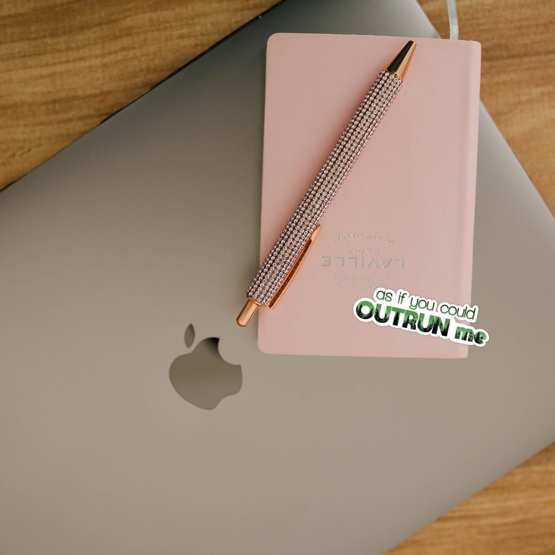 Sparkly Vampire Sticker | As If You Could Outrun Me