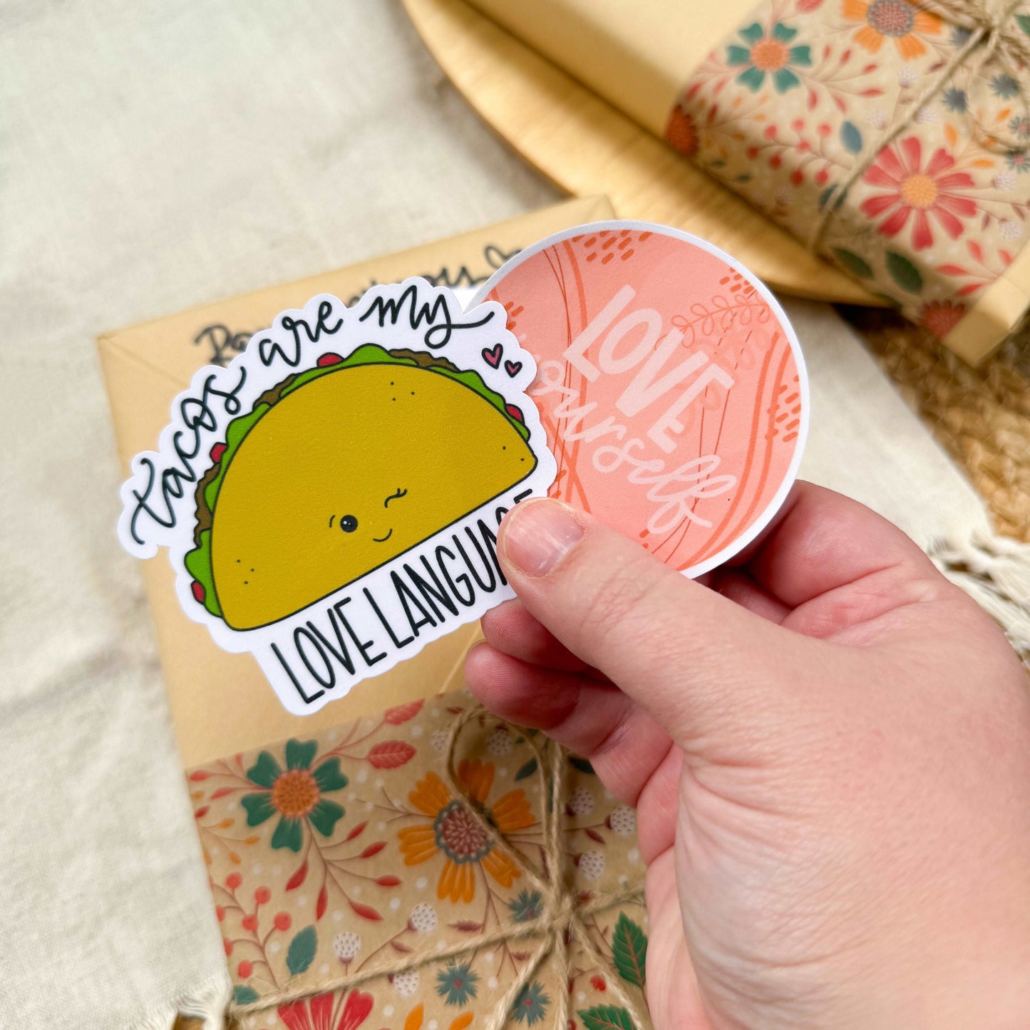 Blind Date With A Book Gift Bundle for Book Lovers with Handmade Bookmarks, Stickers, and Book Accessories