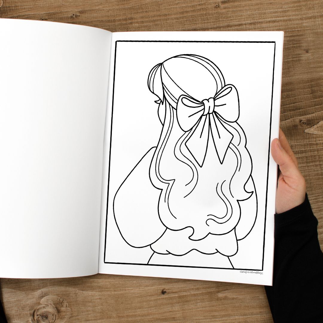The Cottagecore Coloring Book by Serafine Art and Design