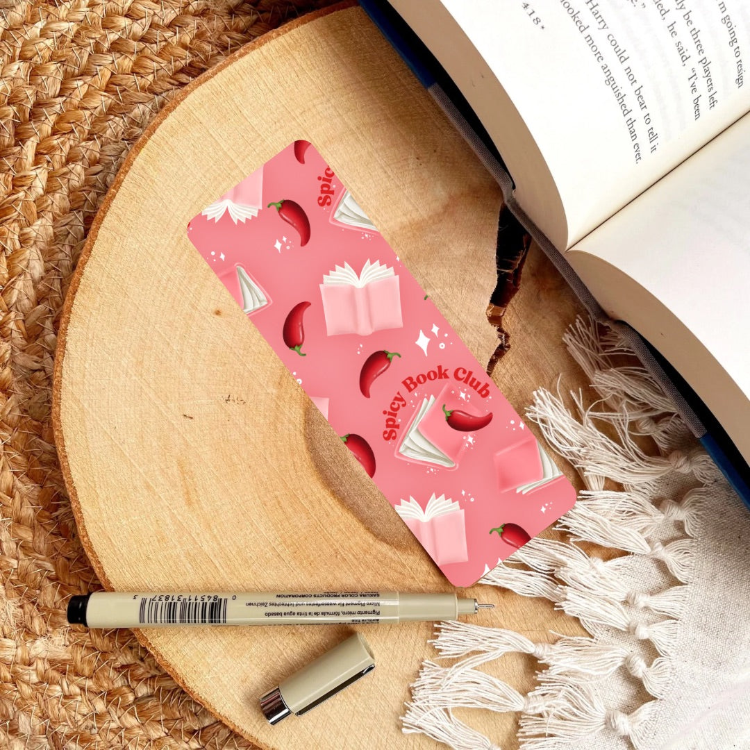 Spicy Book Club Bookmark for Romance Readers