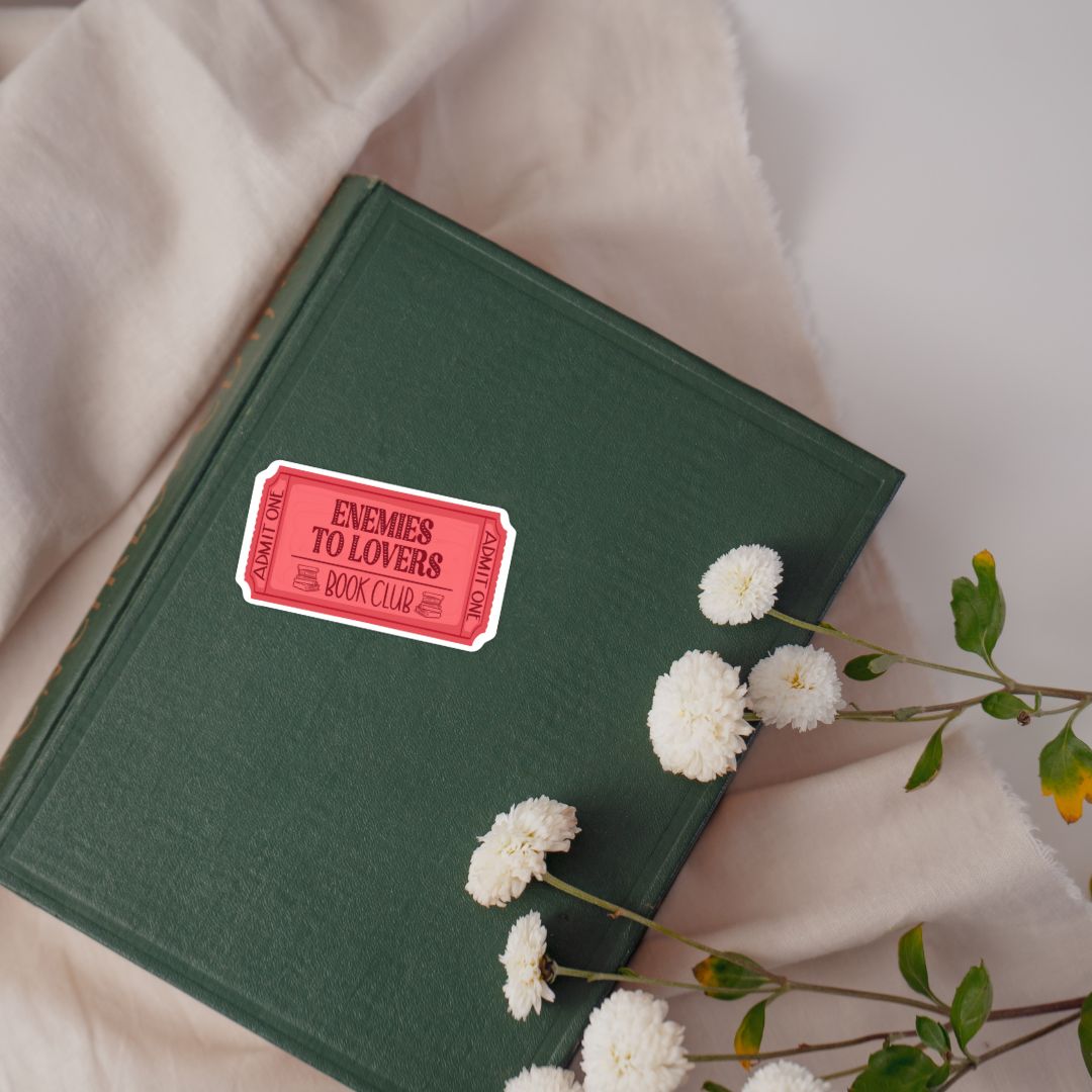 Enemies to Lovers Book Club Sticker | Book Lover Kindle Stickers