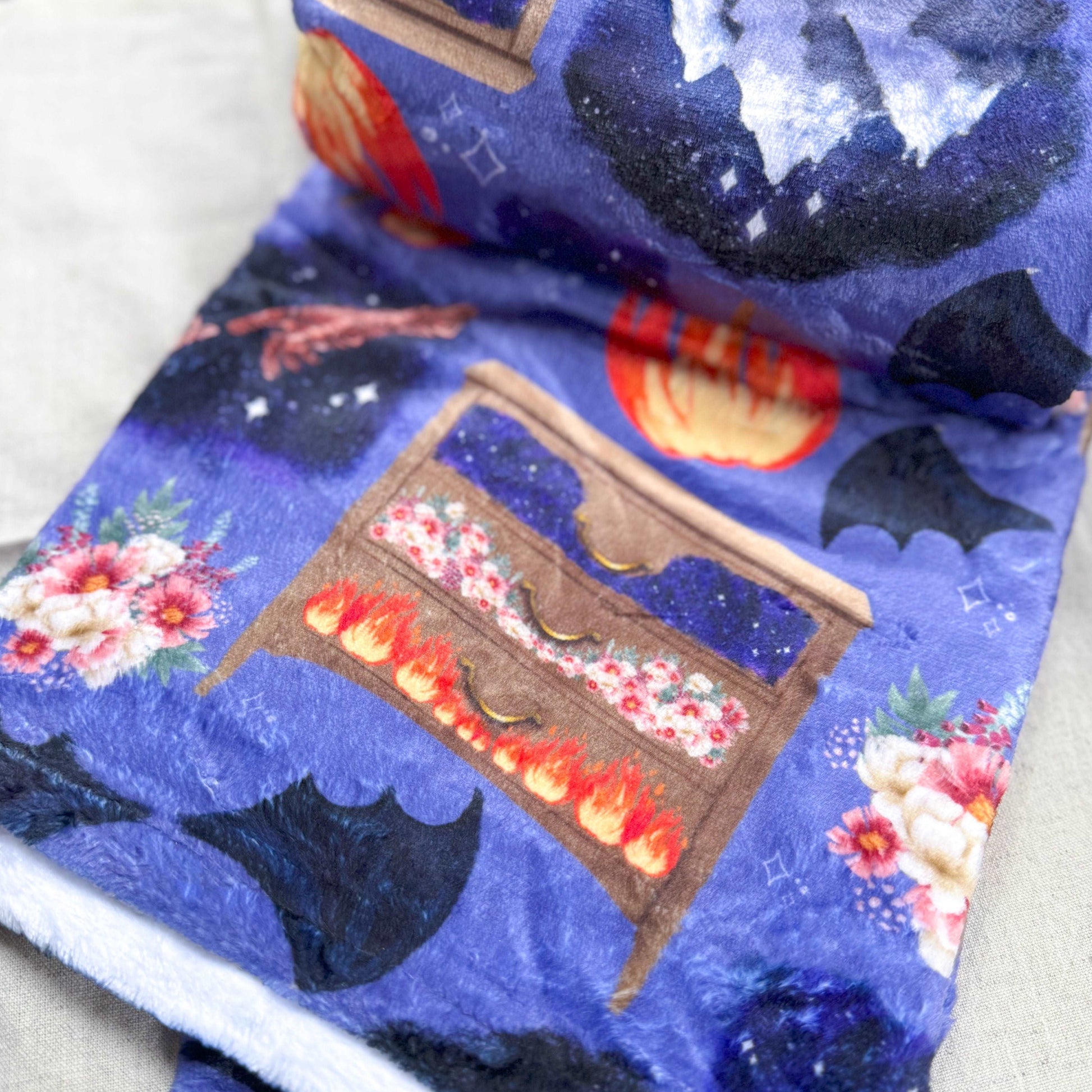 ACOTAR Feyre’s Paintings Throw Blanket | Sarah J Maas | Bookish Merch