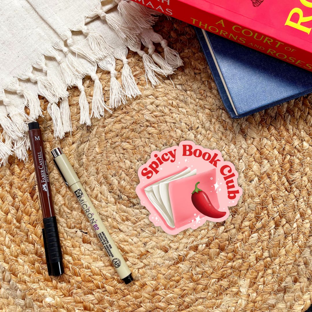 Spicy Book Club Sticker for Romance Readers