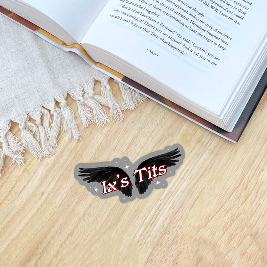 Ix's T*ts Sticker | Carissa Broadbent Serpent & The Wings of Night Officially Licensed
