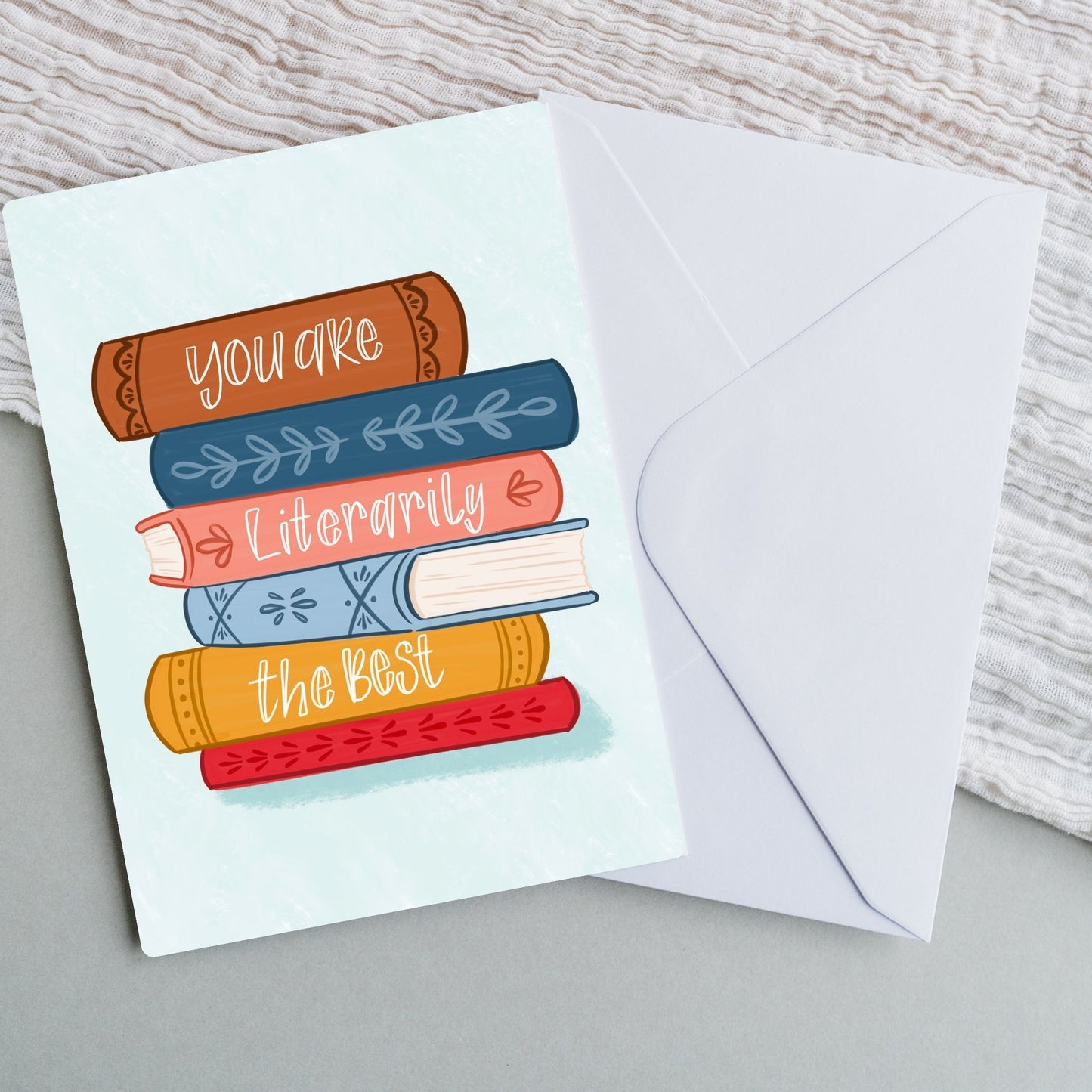 Literally The Best Birthday and Thank You Card | Bookish Greeting Cards