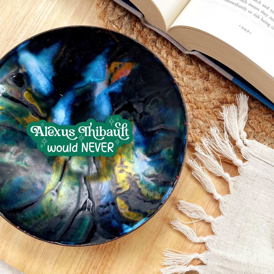 Alexus Thibault Would Never Sticker | The Witch Collector by Charissa Weaks | Officially Licensed