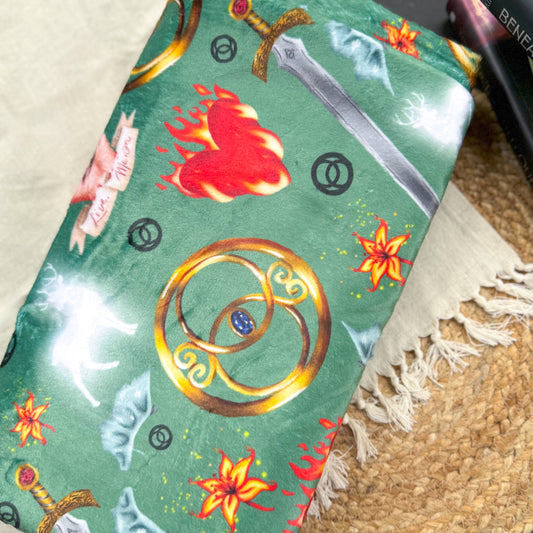 Throne of Glass Throw Blanket | Sarah J Maas | Bookish Merch
