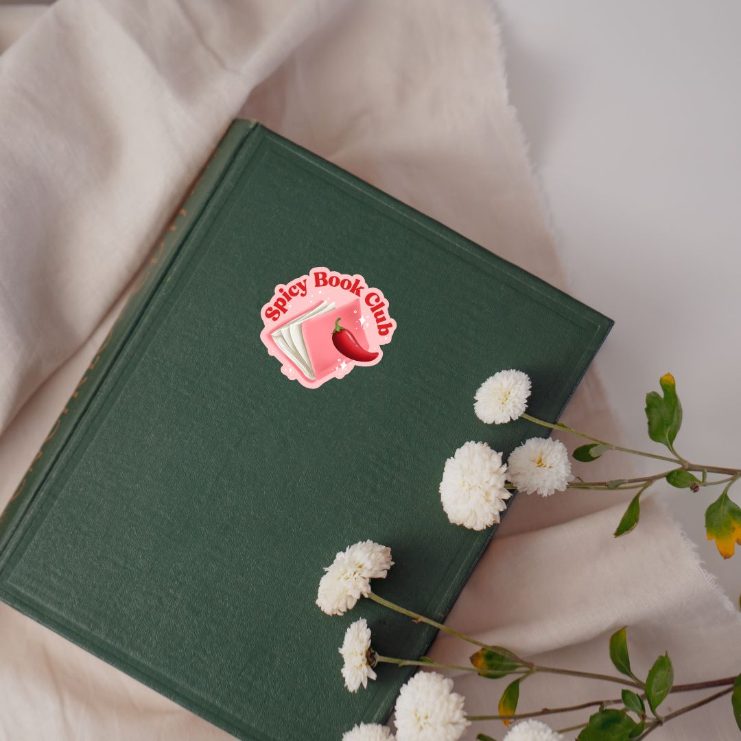 Spicy Book Club Sticker for Romance Readers