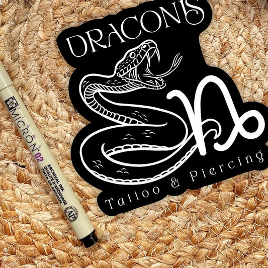 Ruthless Boys of The Zodiac Sticker | Draconis Tattoo & Piercing | Officially Licensed