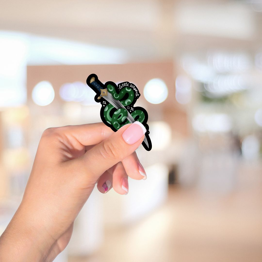 Little Serpent Sword Sticker | Carissa Broadbent Serpent & The Wings of Night Officially Licensed