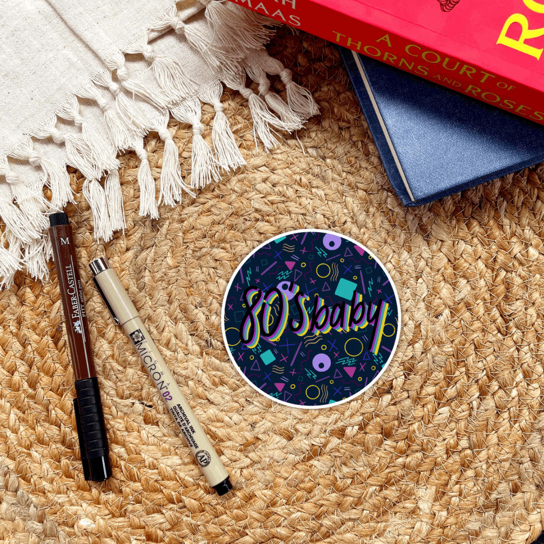 80’s Baby Skate Rink Carpet Sticker - Serafine Art & Design -