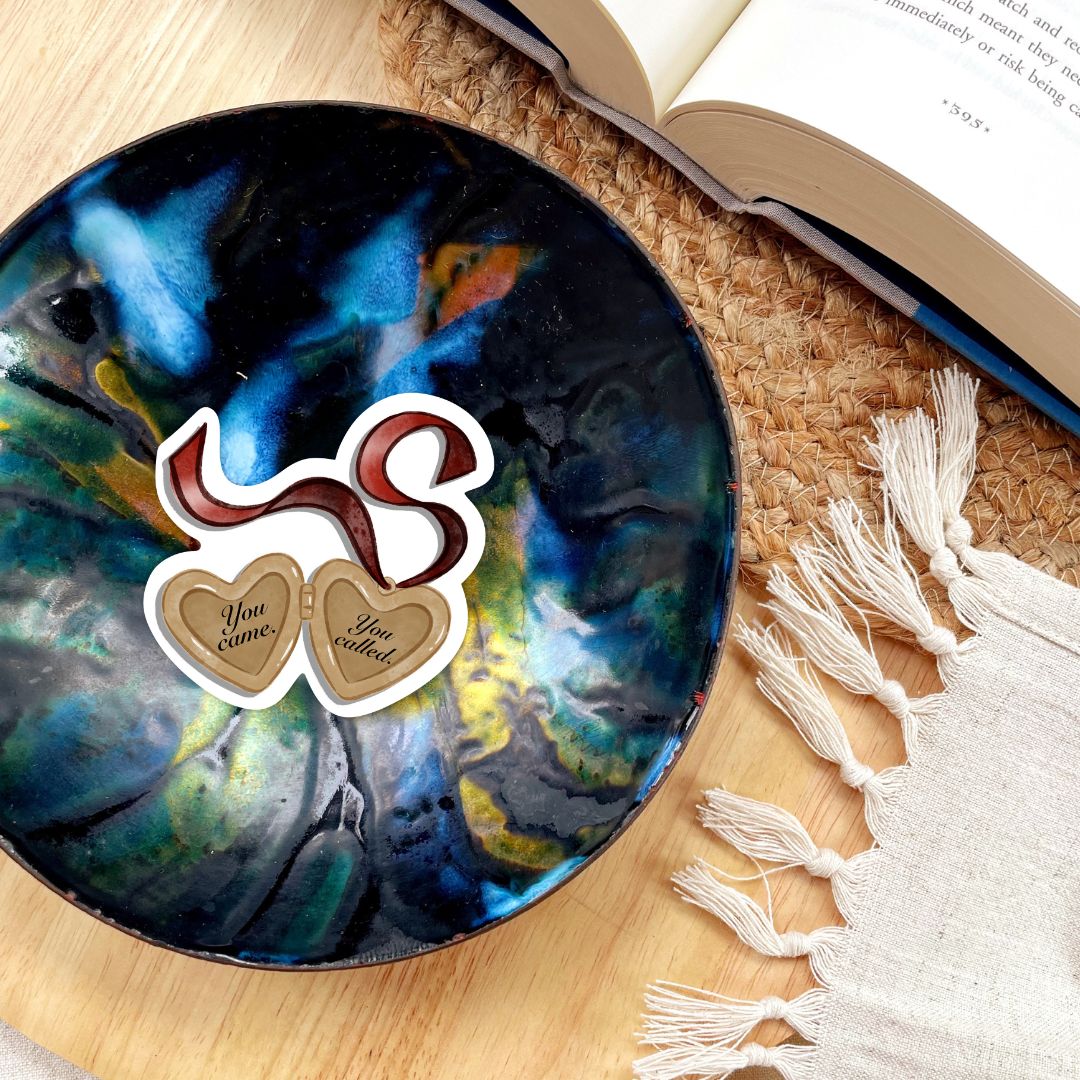 You Came, You Called Ophelia’s Locket Sticker | Phantasma, Wicked Games by Kaylie Smith | Officially Licensed
