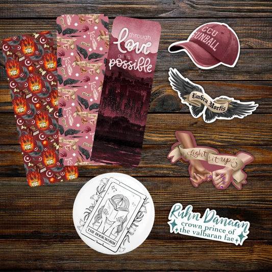 Crescent City Sticker/Bookmark/Button Bundle