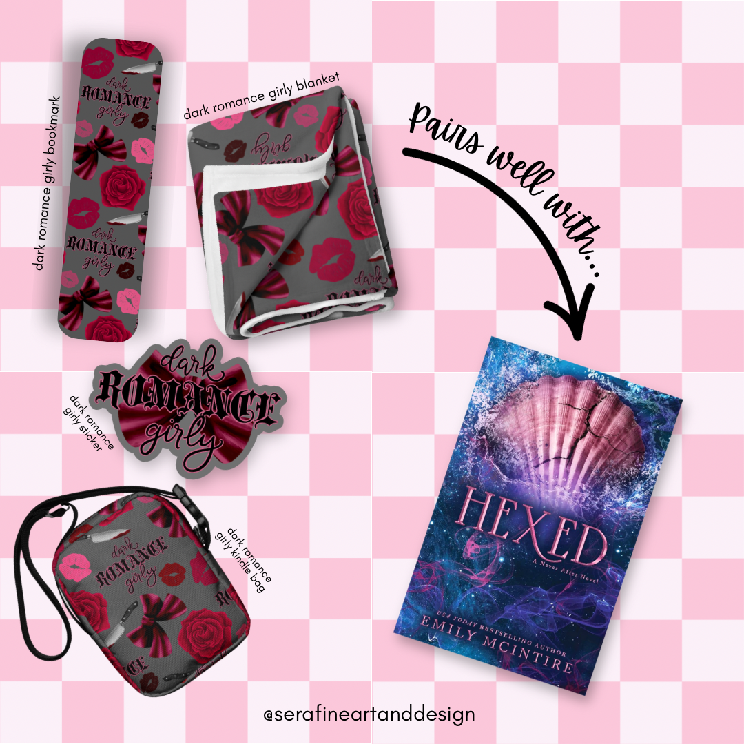 Kindle Crossbody Bag | Dark Romance Girly | Romance Bookish Merch