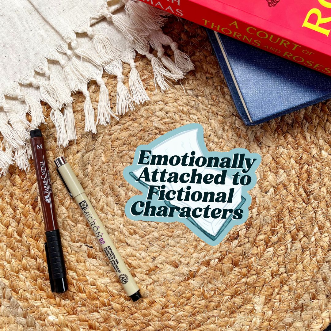 Emotionally Attached To Fictional Characters Sticker | Book Lover Kindle Stickers