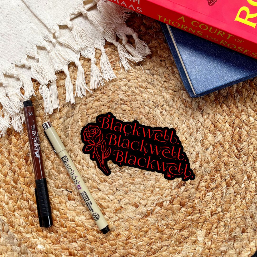 Blackwell, Blackwell, Blackwell Sticker | Phantasma, Wicked Games by Kaylie Smith | Officially Licensed