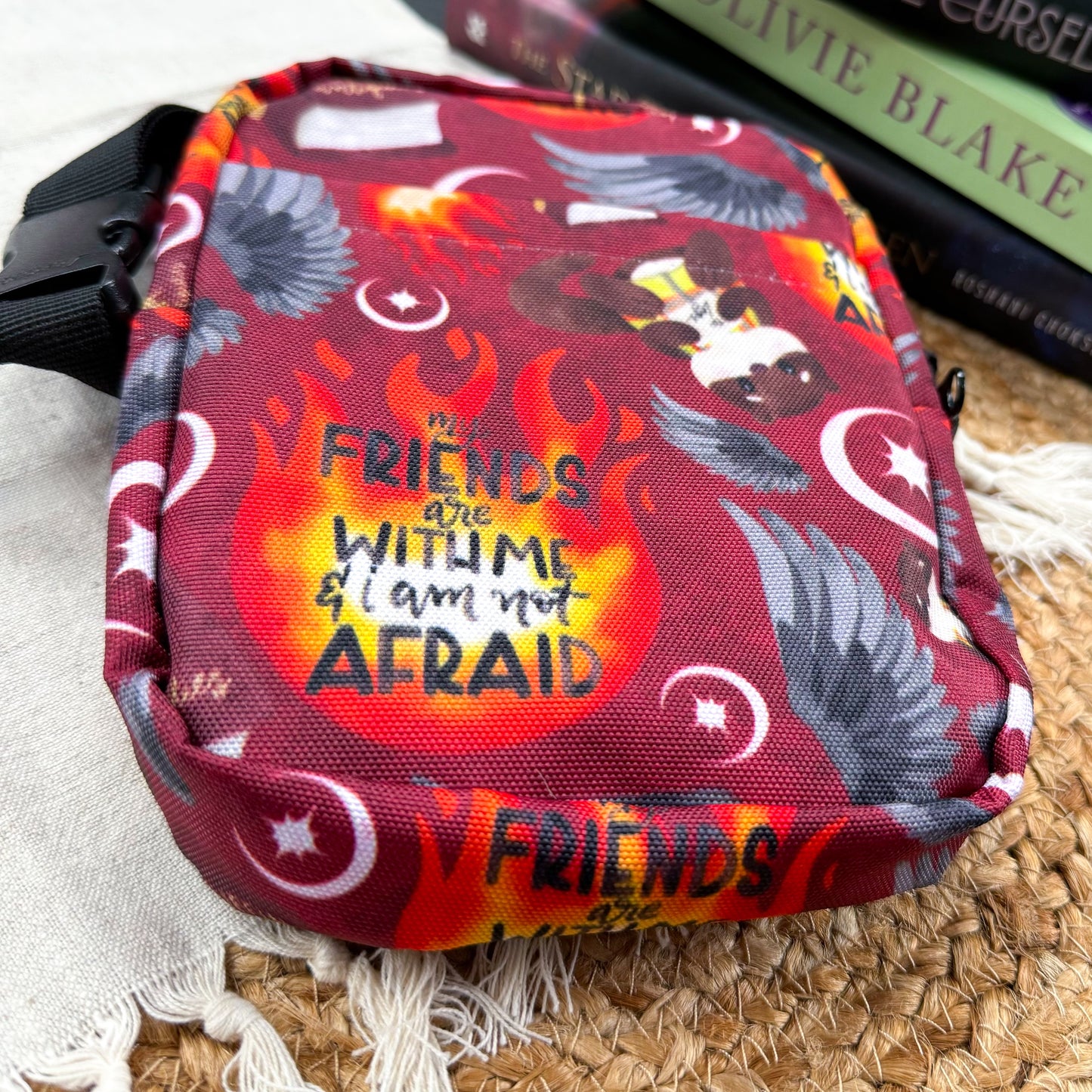 Kindle Crossbody Bag | Crescent City | SJM Bookish Merch