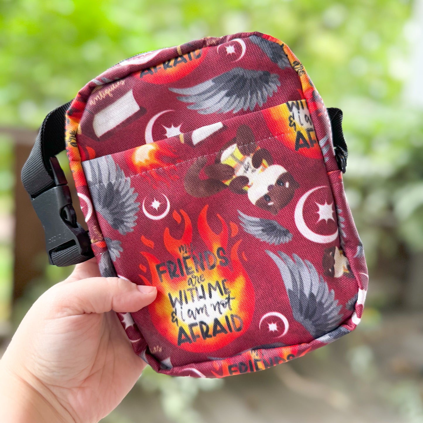 Kindle Crossbody Bag | Crescent City | SJM Bookish Merch