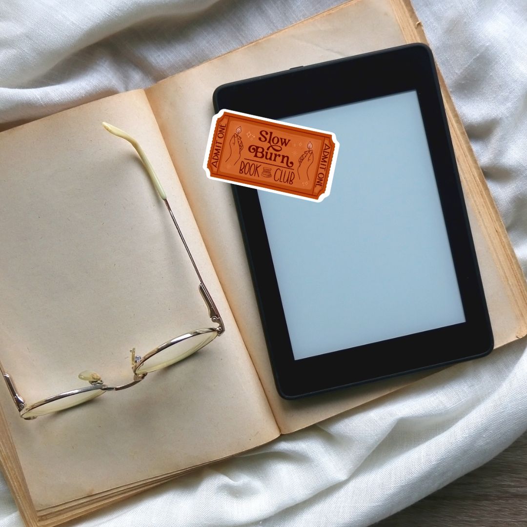 Slow Burn Book Club Sticker | Romance Reader Kindle Stickers