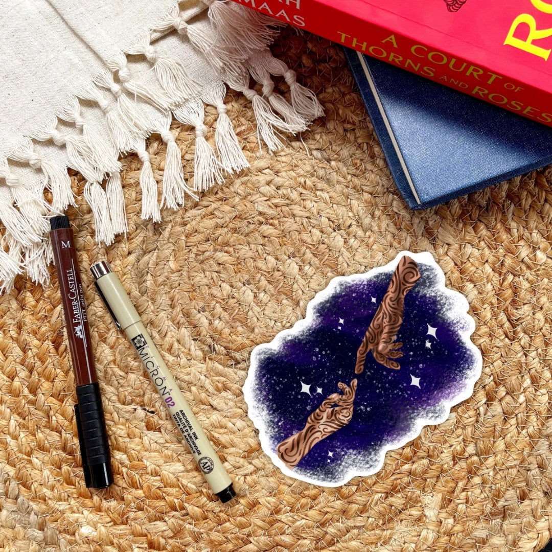 ACOTAR Feyre & Rhysand Sticker | Sarah J Maas | Bookish Stickers - Serafine Art & Design -