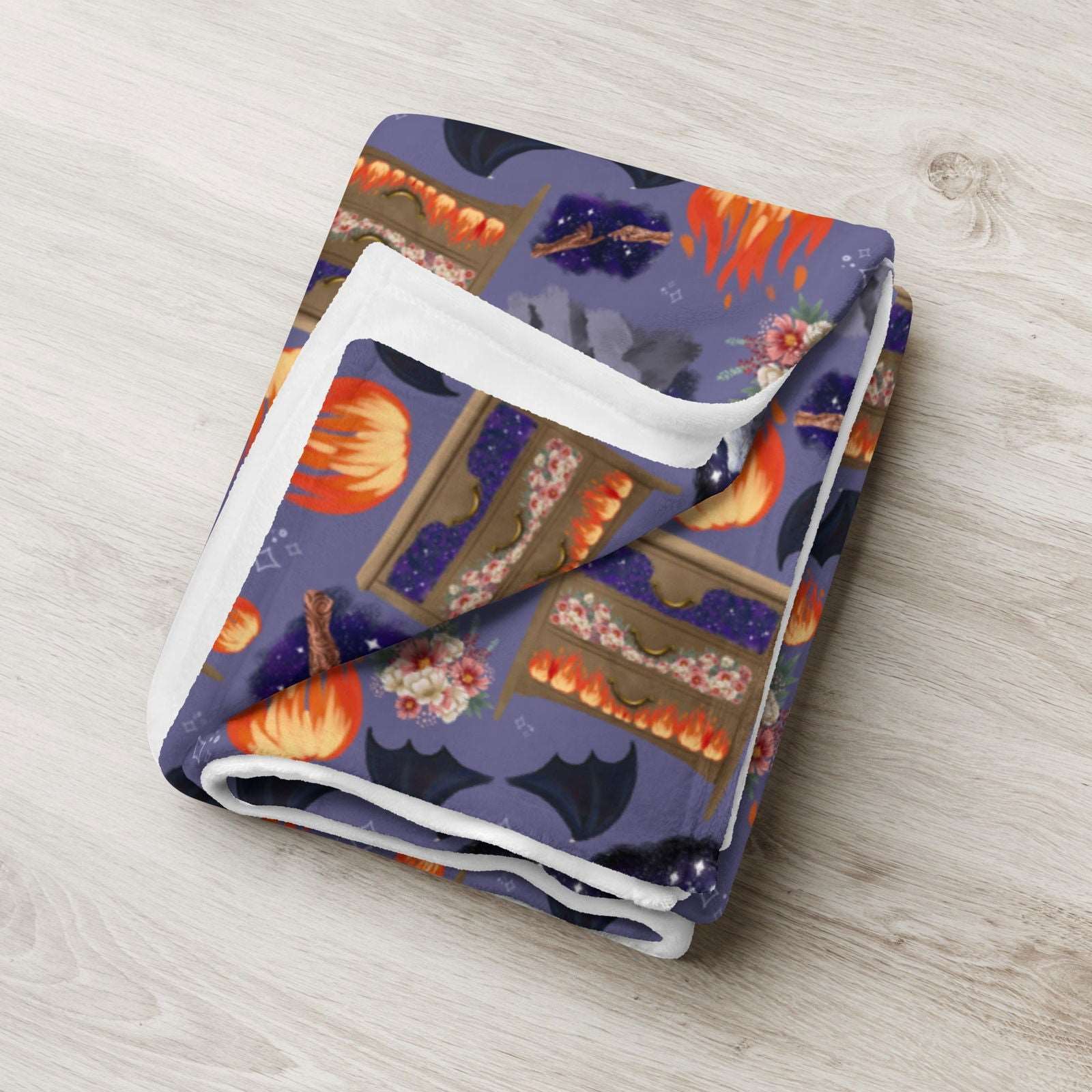 ACOTAR Feyre’s Paintings Throw Blanket | Sarah J Maas | Bookish Merch - Serafine Art & Design -
