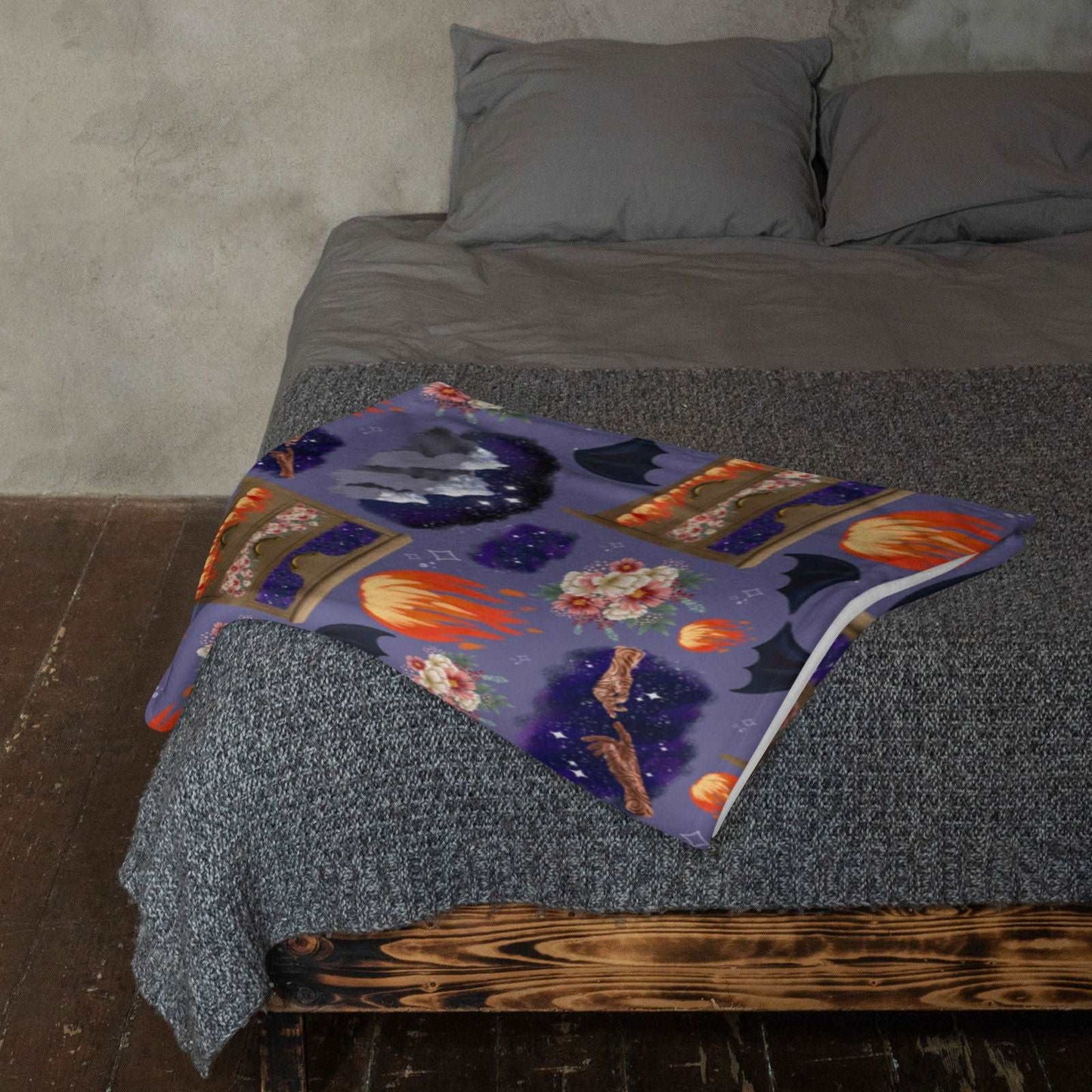 ACOTAR Feyre’s Paintings Throw Blanket | Sarah J Maas | Bookish Merch - Serafine Art & Design -