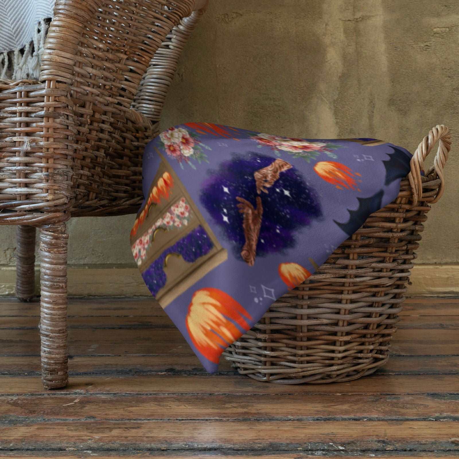 ACOTAR Feyre’s Paintings Throw Blanket | Sarah J Maas | Bookish Merch - Serafine Art & Design -