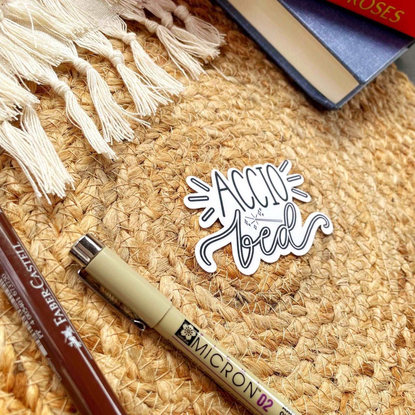 Accio Bed Sticker | Bookish Stickers | Always Tired - Serafine Art & Design -