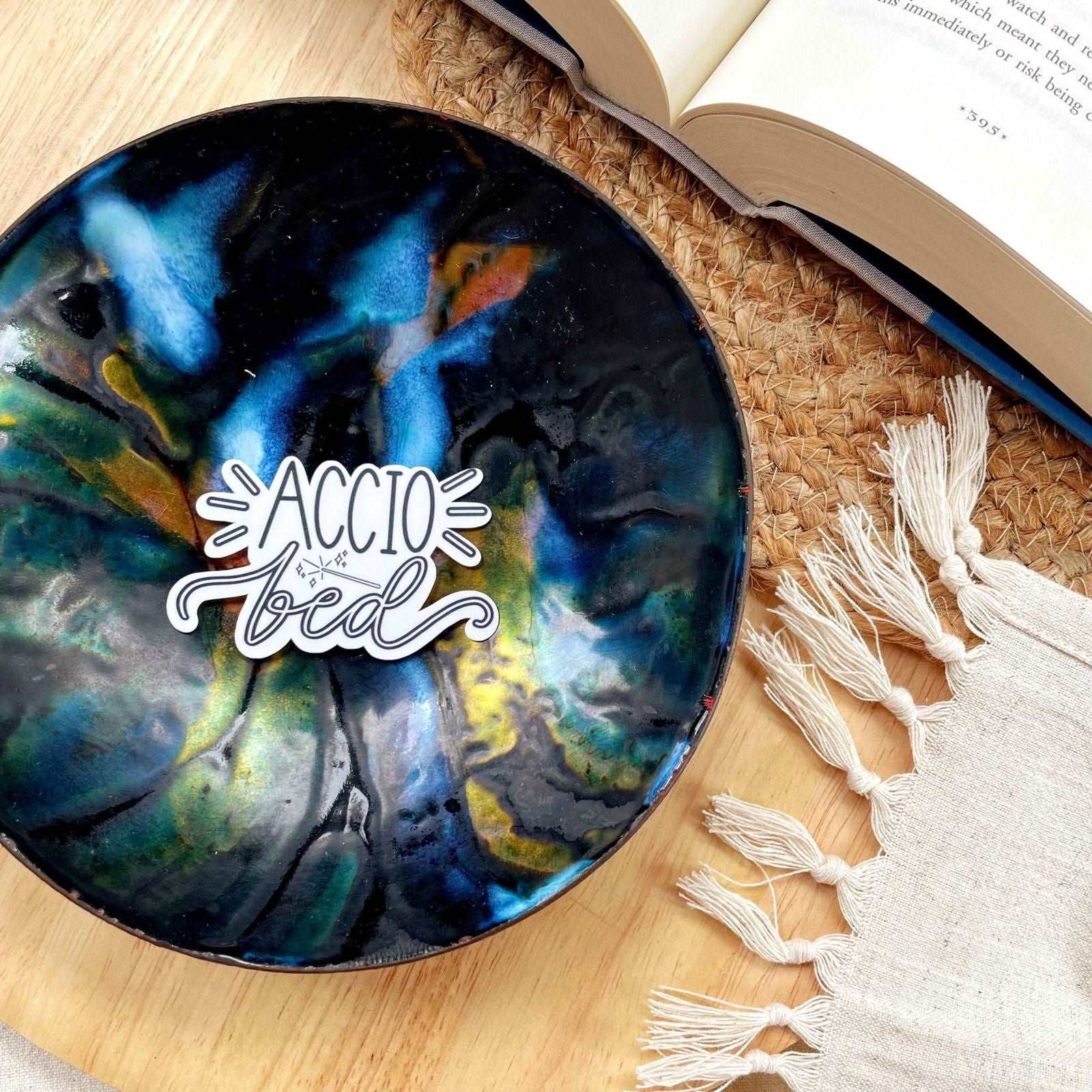 Accio Bed Sticker | Bookish Stickers | Always Tired - Serafine Art & Design -