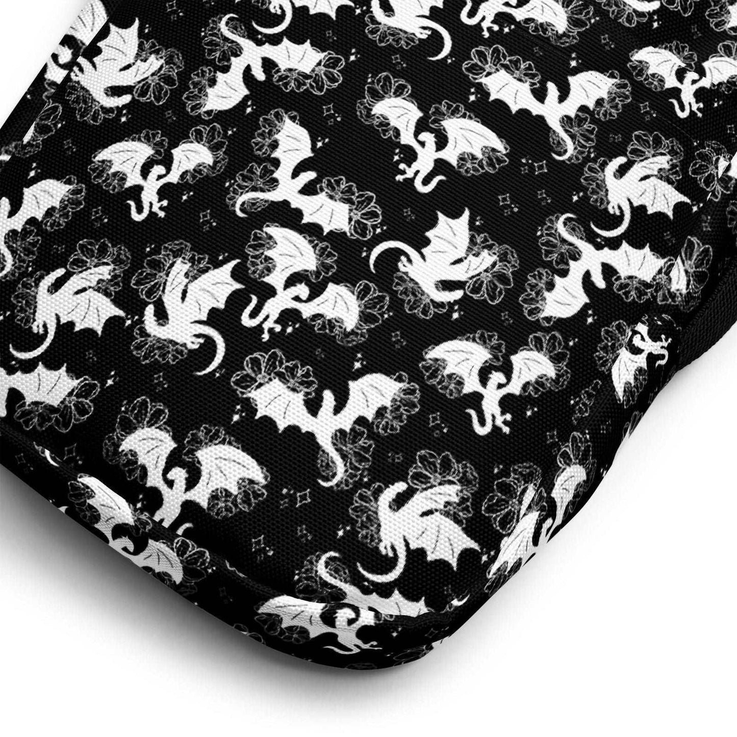 Bookish Crossbody Bag | Bag For Kindle | Fantasy Dragons - Serafine Art & Design -