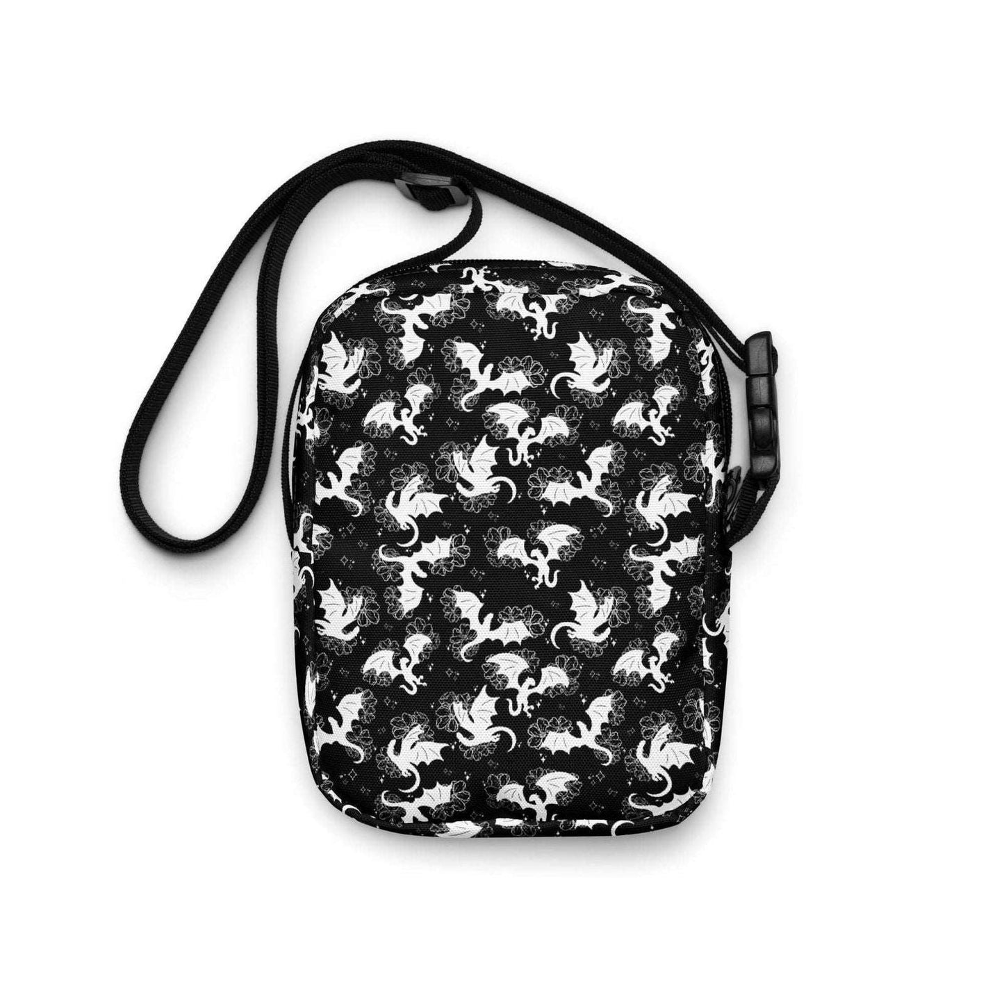 Bookish Crossbody Bag | Bag For Kindle | Fantasy Dragons - Serafine Art & Design -