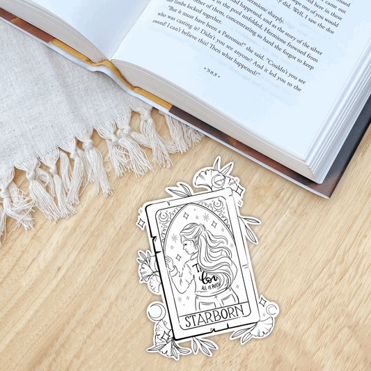 Bryce Starborn Character Card Sticker | Sarah J Maas | Crescent City Merch | Bookish - Serafine Art & Design -