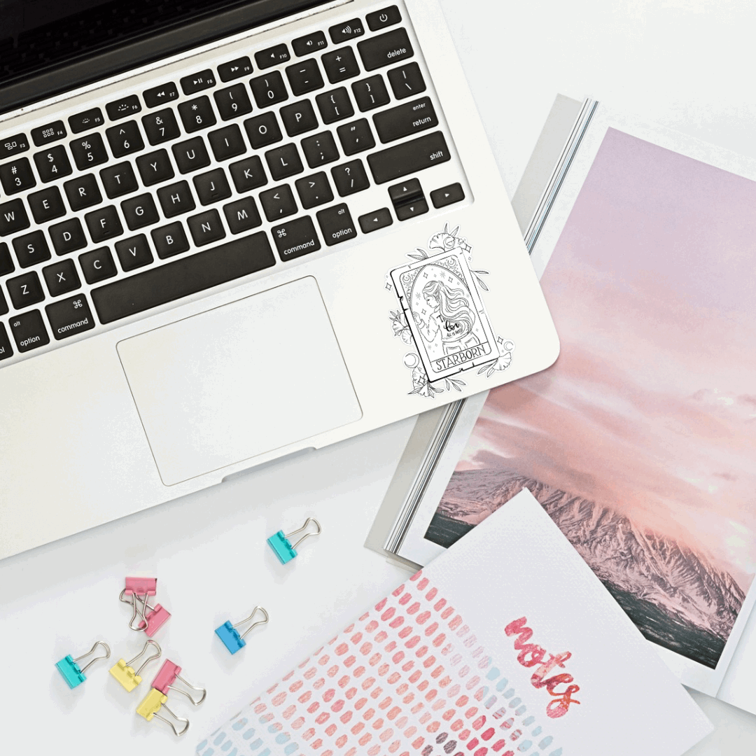 Bryce Starborn Character Card Sticker | Sarah J Maas | Crescent City Merch | Bookish - Serafine Art & Design -