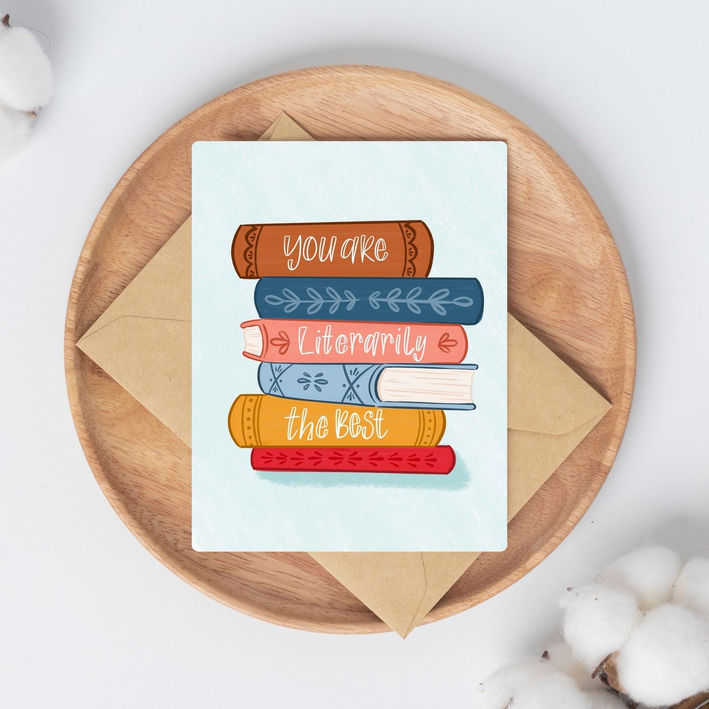 Literally The Best Birthday and Thank You Card | Bookish Greeting Cards