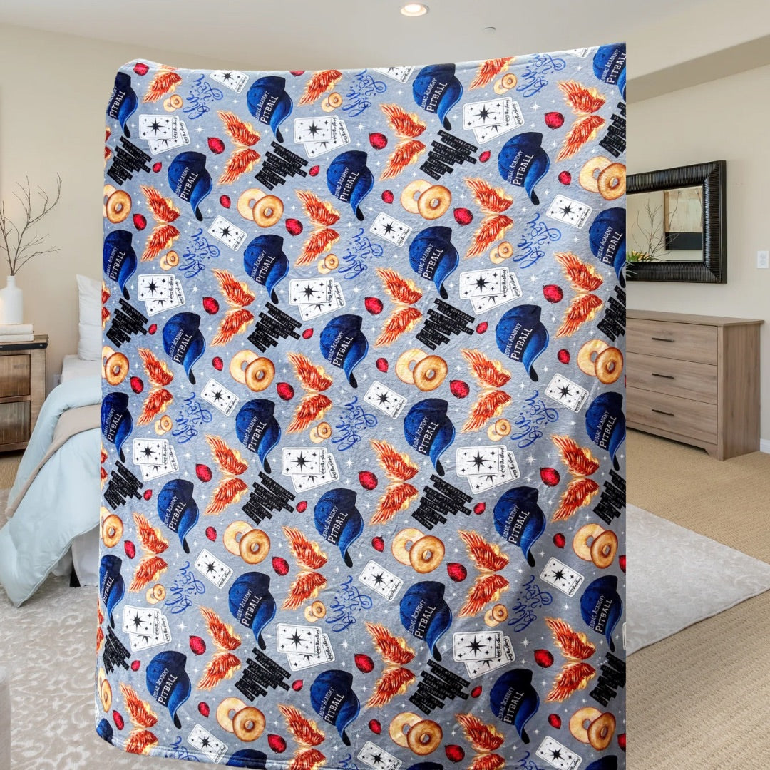 Zodiac Academy Theme Throw Blanket | Twisted Sisters Officially Licensed