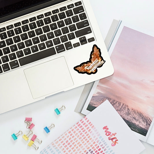 Zodiac Academy Quote Sticker | Phoenix Wings | Officially Licensed