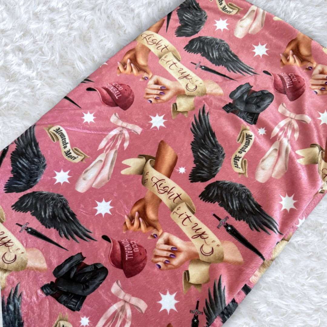Crescent City Throw Blanket | Sarah J Maas | Bookish Merch - Serafine Art & Design -