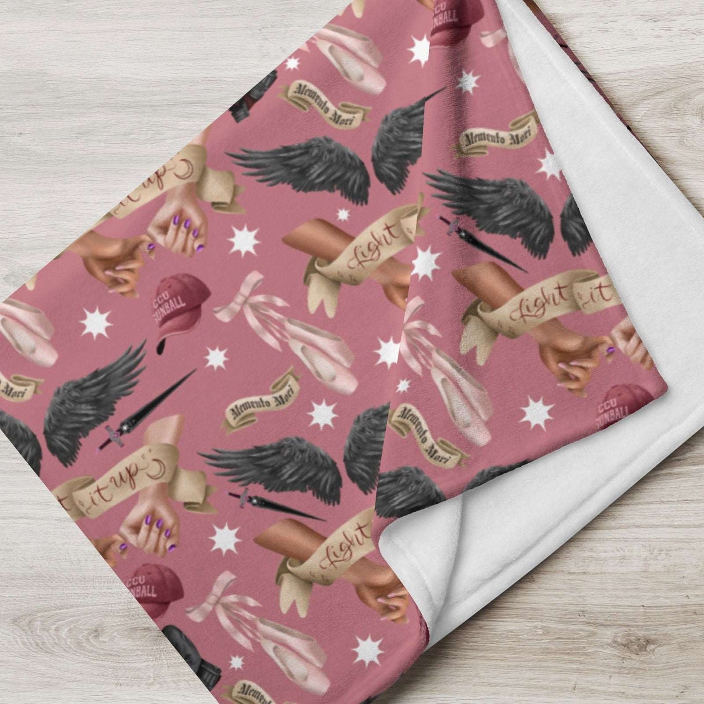Crescent City Throw Blanket | Sarah J Maas | Bookish Merch - Serafine Art & Design -