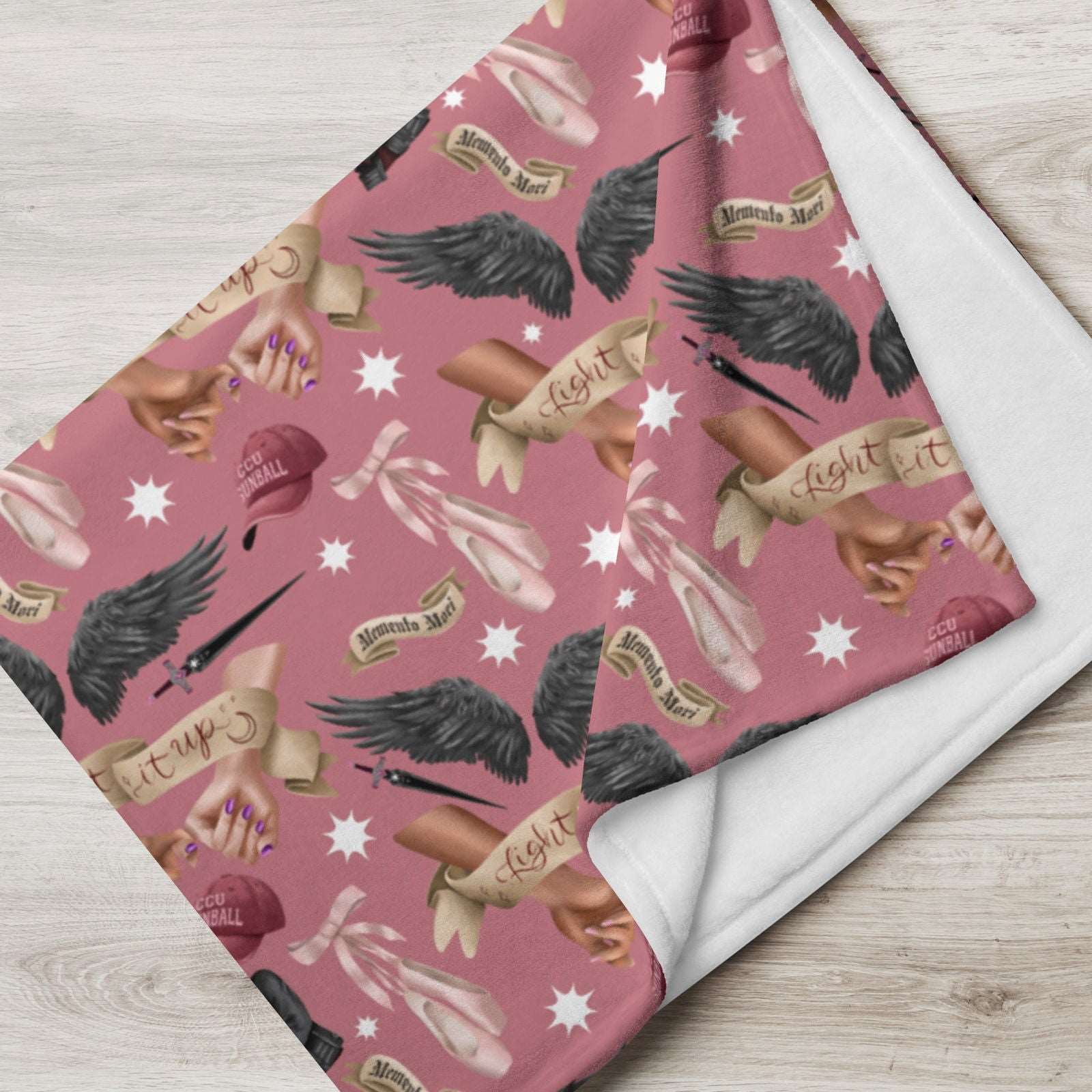 Crescent City Throw Blanket | Sarah J Maas | Bookish Merch - Serafine Art & Design -