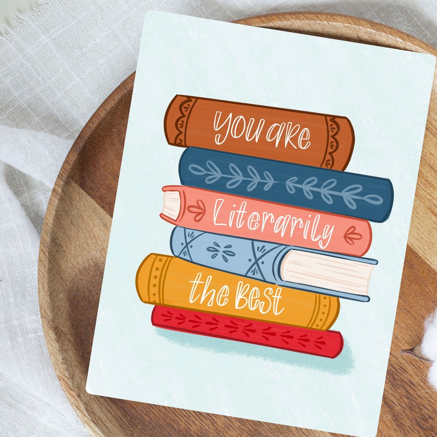 Literally The Best Birthday and Thank You Card | Bookish Greeting Cards