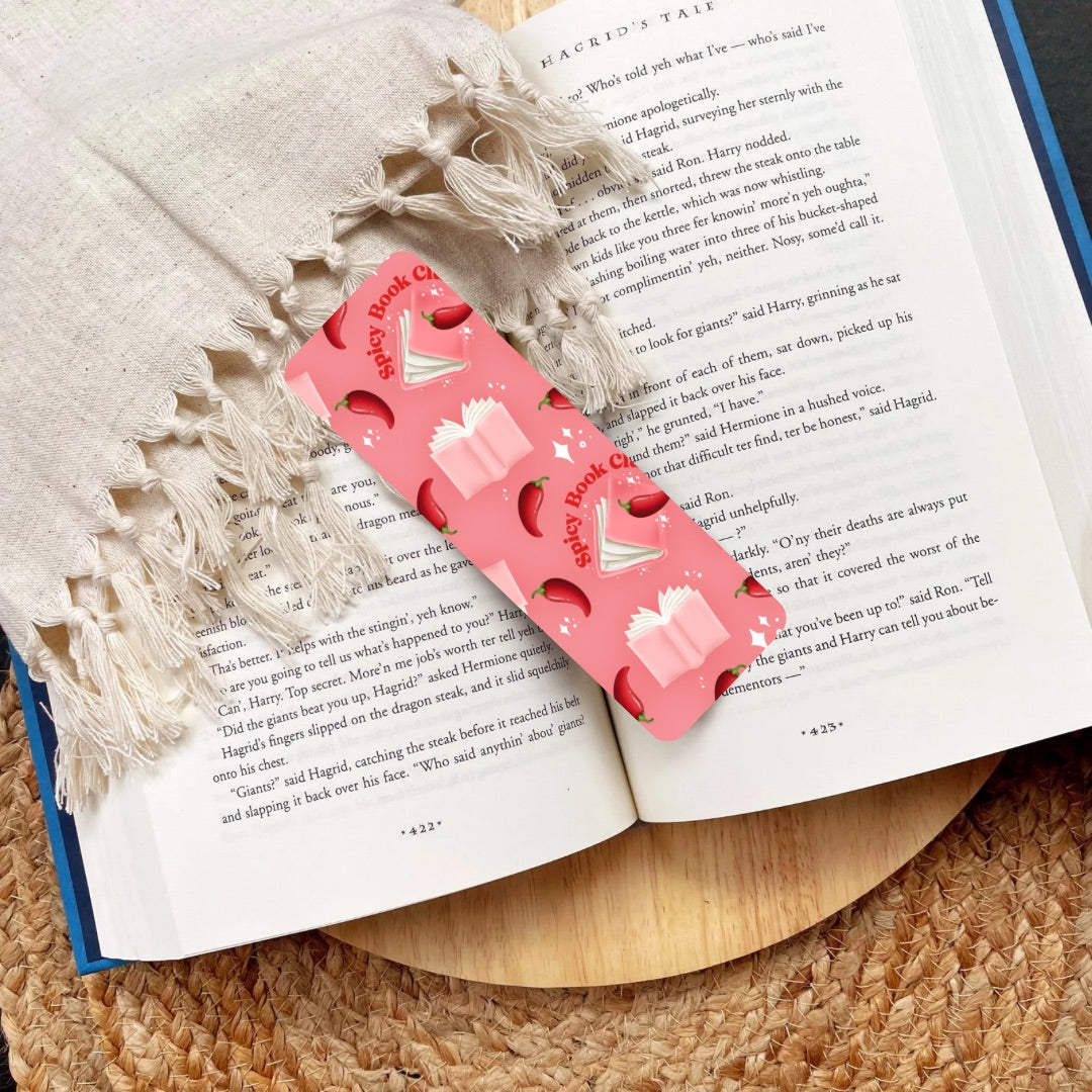 Spicy Book Club Bookmark for Romance Readers