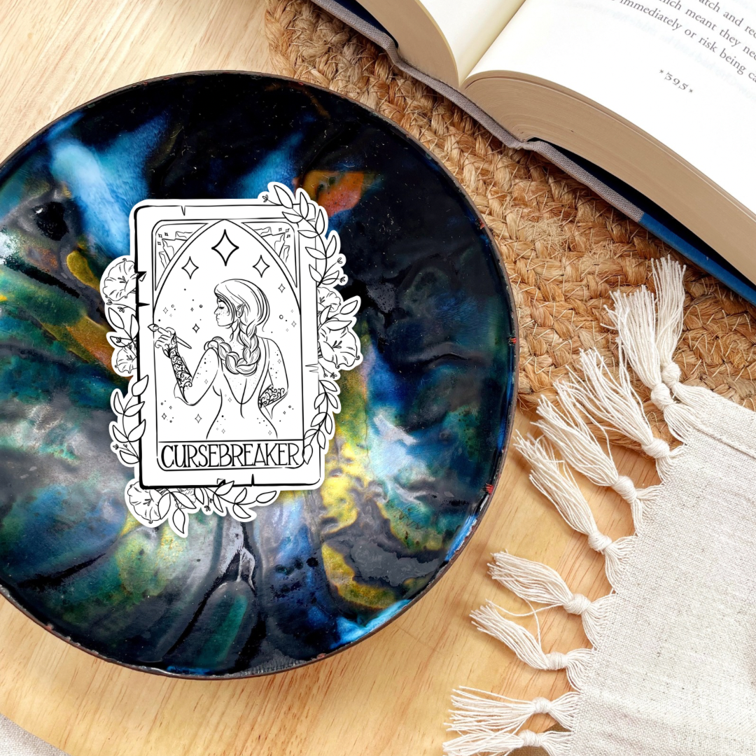 Feyre Cursebreaker Character Card Sticker | ACOTAR | Sarah J Maas | Bookish - Serafine Art & Design -