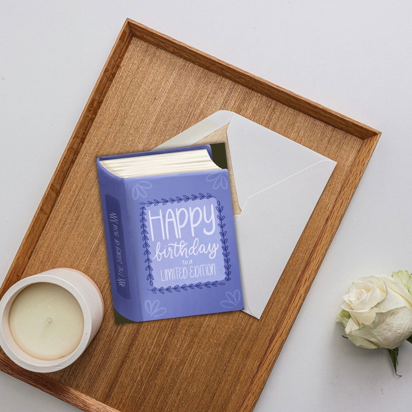 Happy Birthday To A Limited Edition Card | Bookish Greeting Cards - Serafine Art & Design -