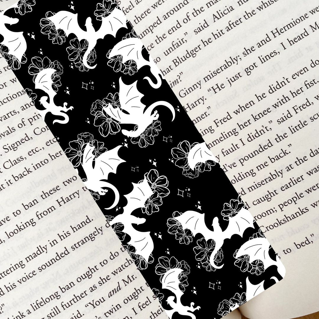 Floral Dragons Bookmark