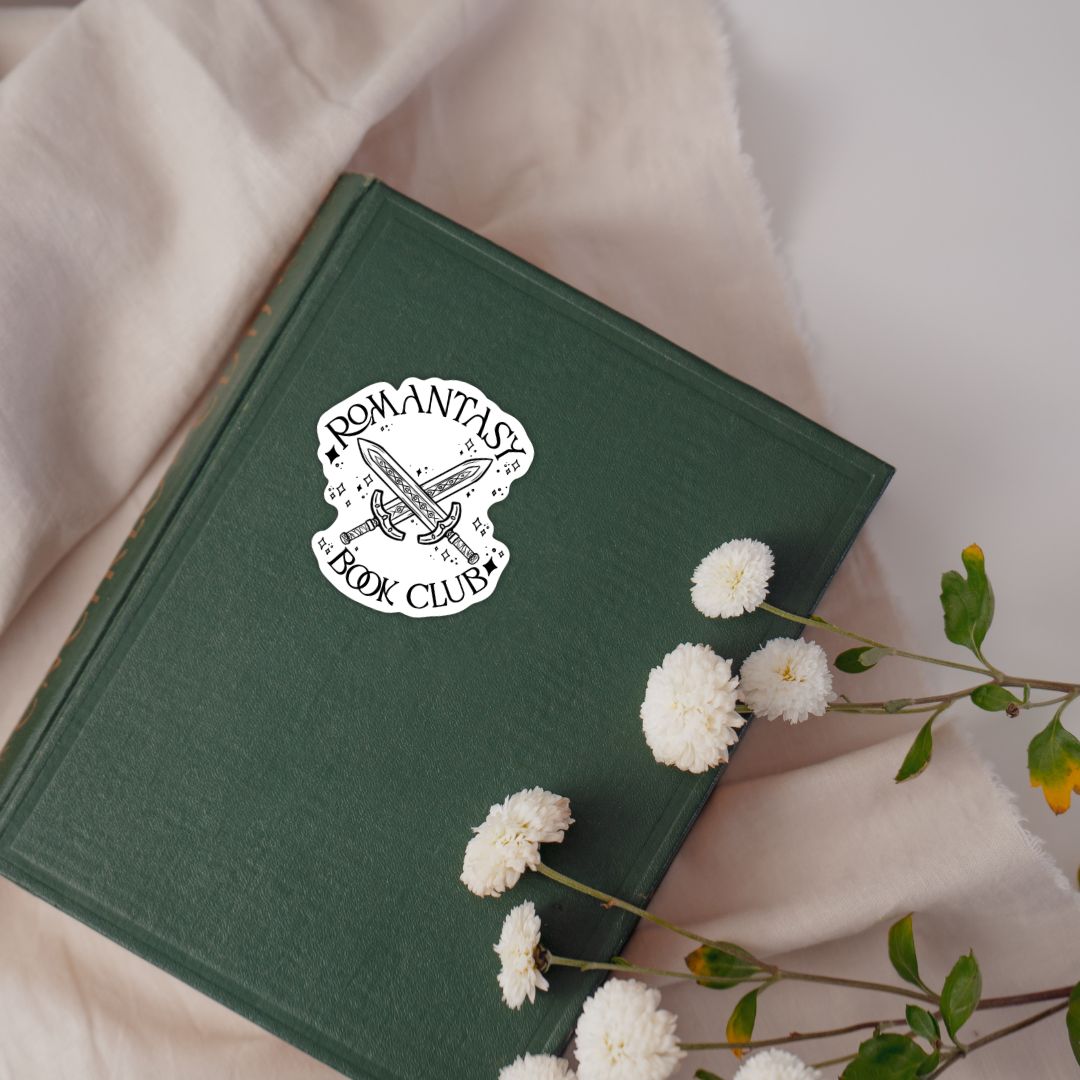 Romantasy Book Club Sticker for Readers