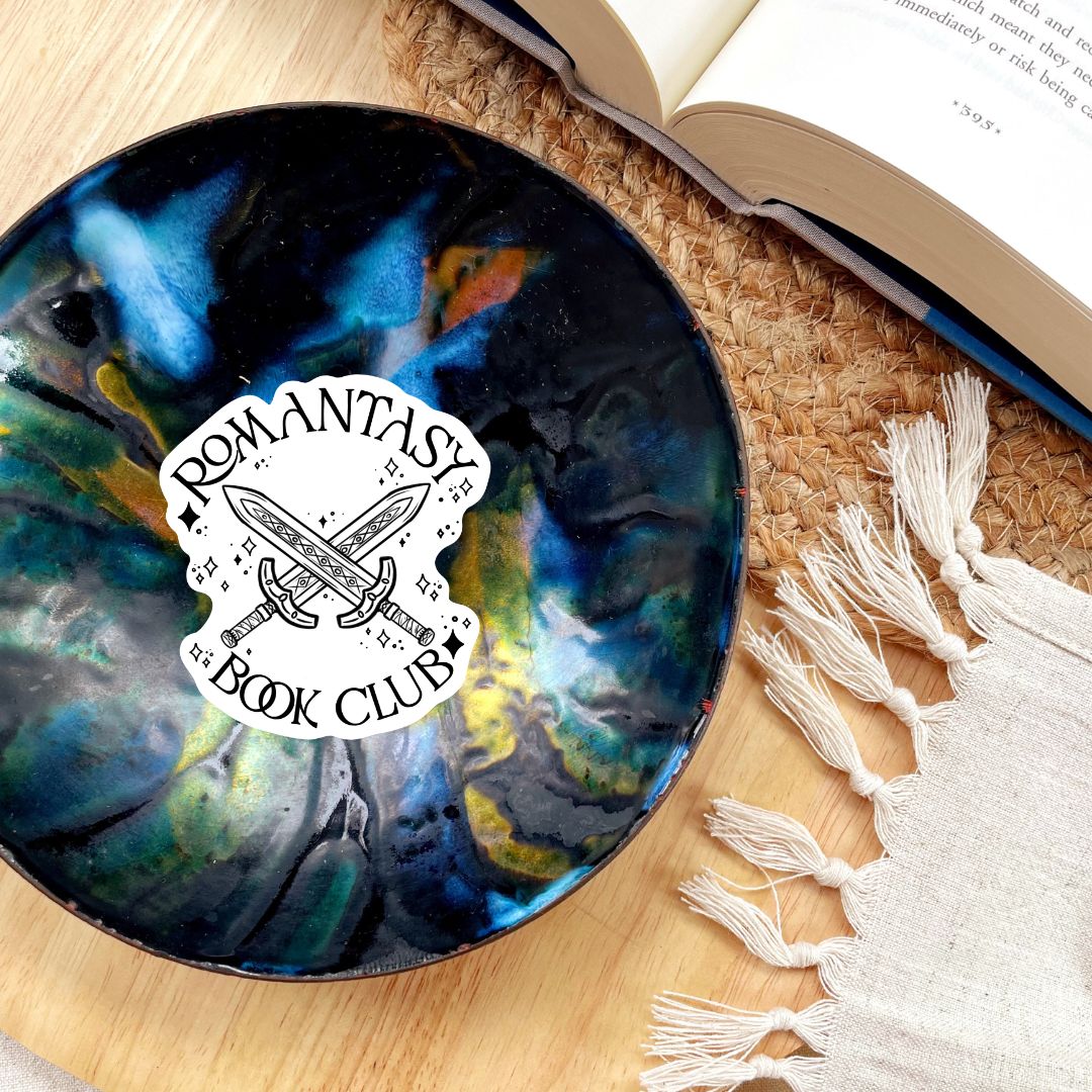Romantasy Book Club Sticker for Readers