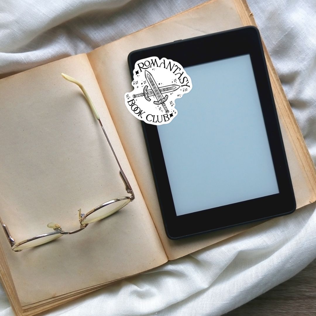 Romantasy Book Club Sticker for Readers