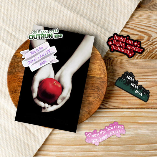 Sparkly Vampire Romance Sticker Pack
